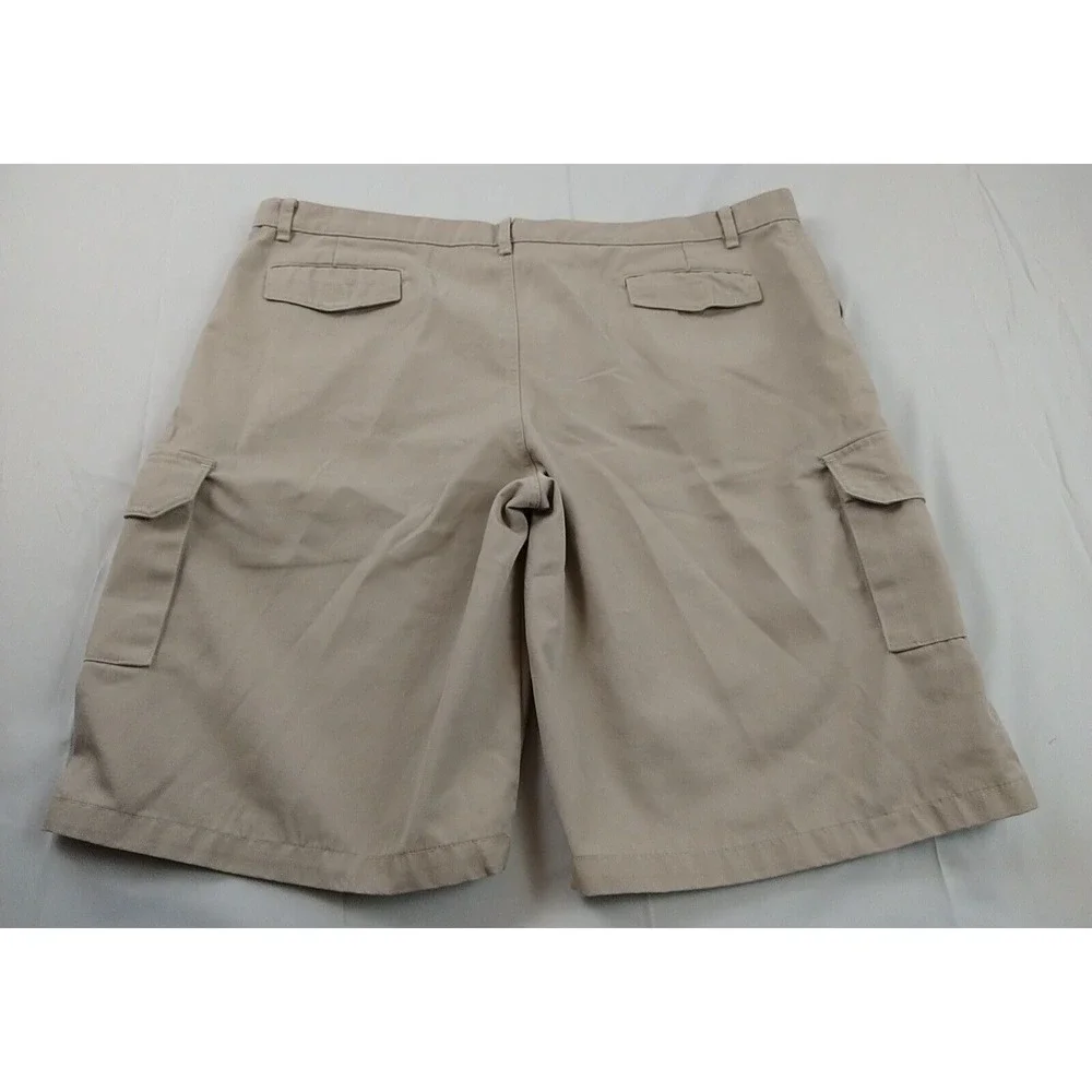 K12 Gear Khaki Cargo‎ Shorts Mens 44 Sturdy Comfort Pockets Hiking Preppy(1038)